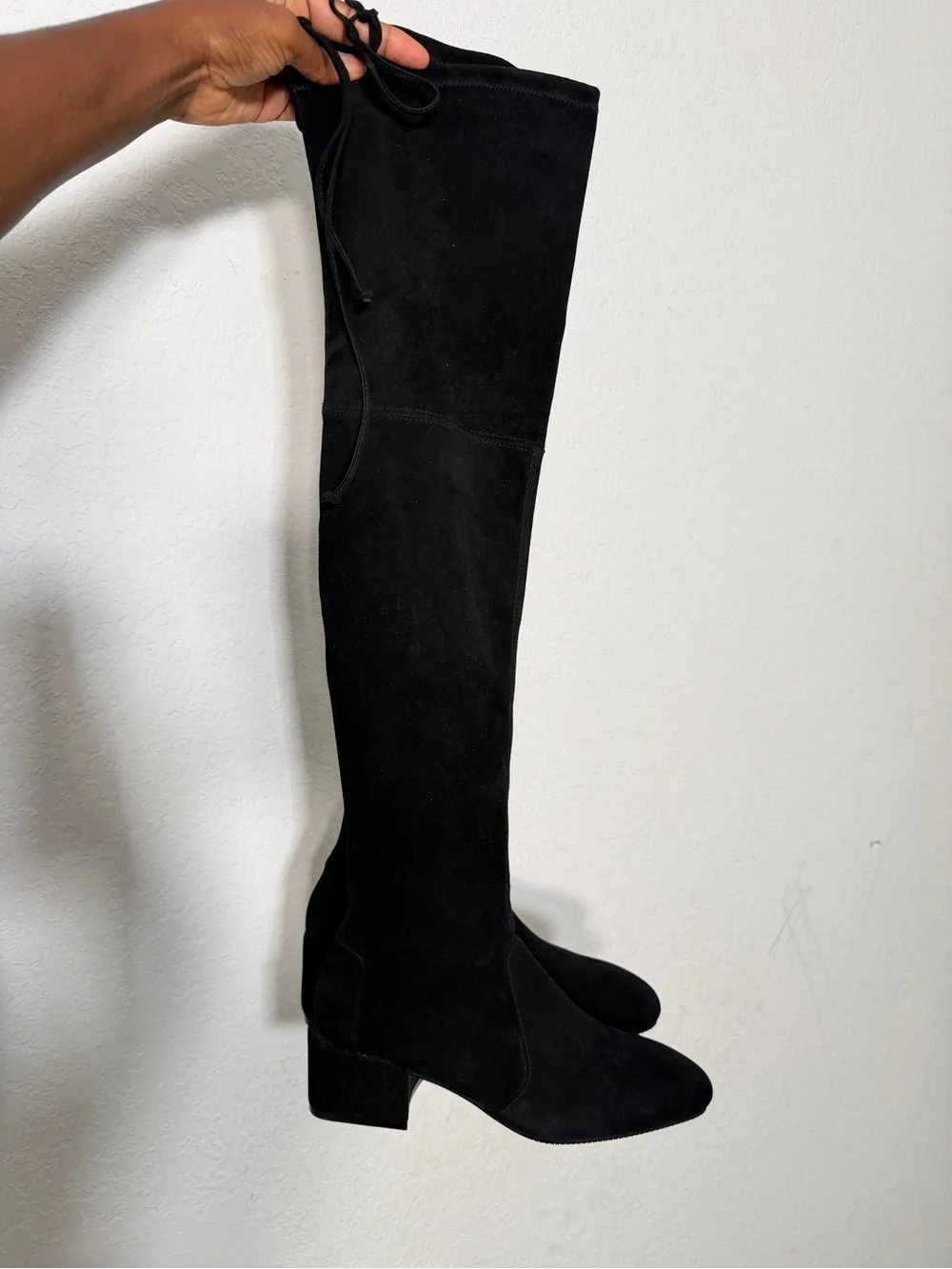 Stuart Weitzman Lowland Suede Thigh-High Boots